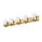 Z-Lite Beckett 5 Light Vanity, Olde Brass And Clear Seedy 492-5V-OBR - alternate 4